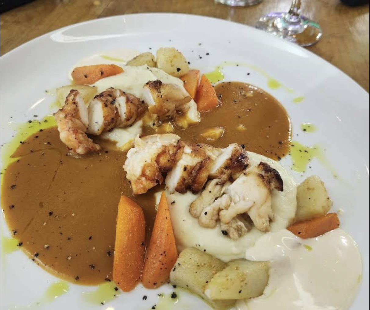 Grilled Lobster Dish